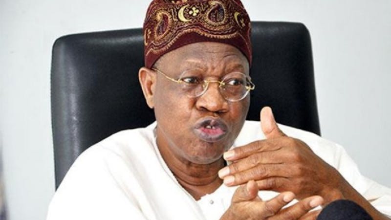 Minister of Information and Culture, Alhaji Lai Mohammed