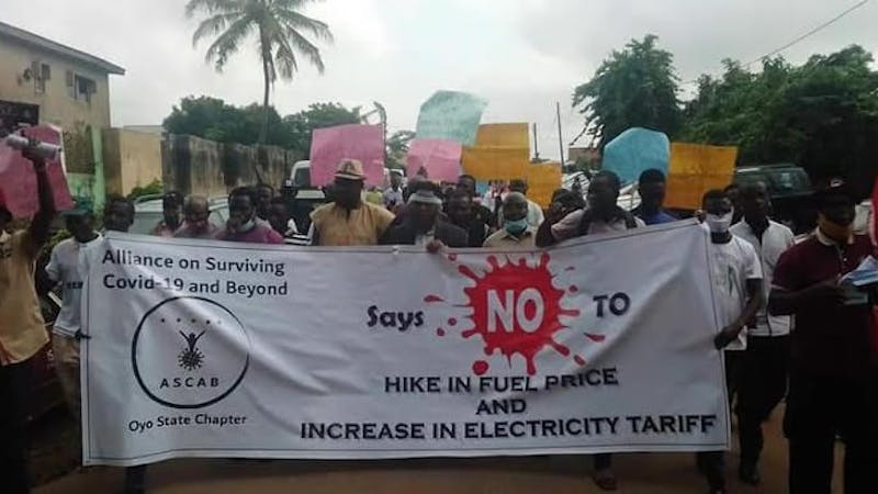 Alliance on surviving COVID-19 and Beyond shuns labour and protest in Oyo over fuel and electricity hike