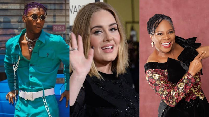 Bella Shmurda, Adele, Onyeka Onwenu