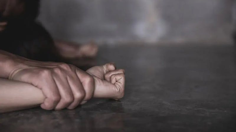 Rape, A woman who is being overpowered
