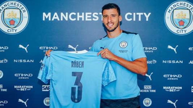 Manchester City has completed the signing of Ruben Dias from Benfica
