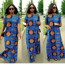 ankara free gown