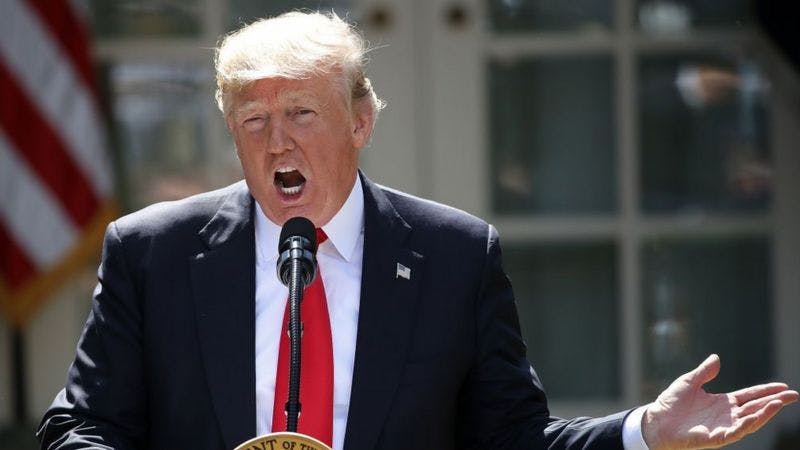 Trump officially announced the United States pullout from the Paris Climate Agreement in 2017