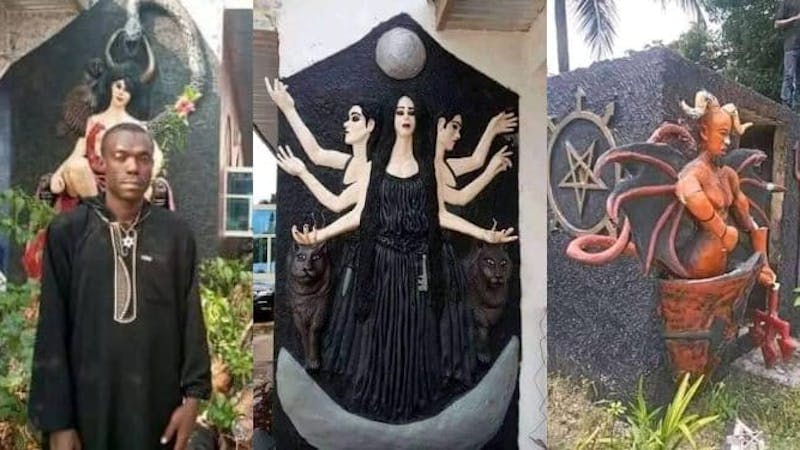 Udo the founder of Abia state church of Satan