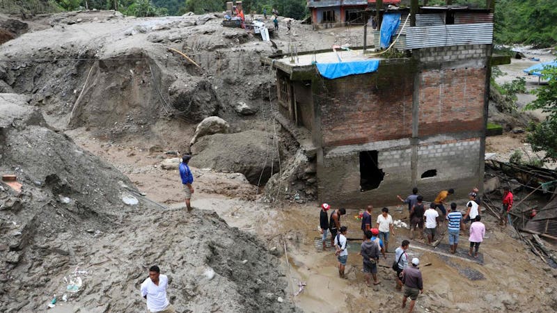Nepal landslides set people homeless as they are outside with no shelter