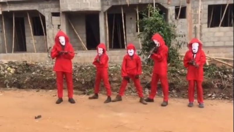 Ikorodu Bois recreating Money Heist Part 4 movie trailer