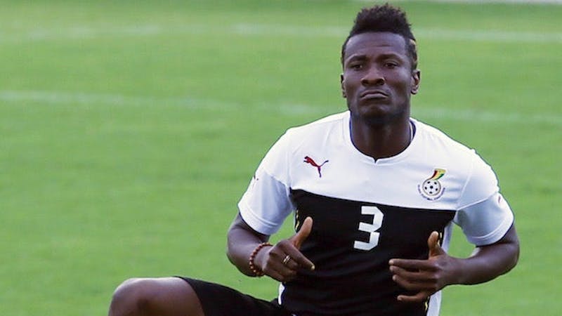Asamoah Gyan is the 7th richest footballer in Afric a in 2021
