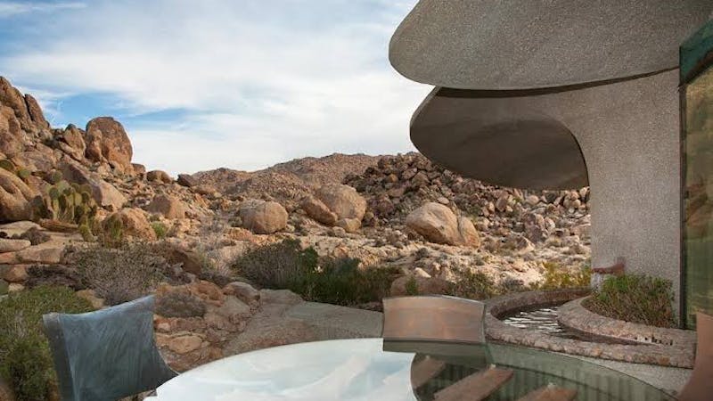 Desert supervillain lair