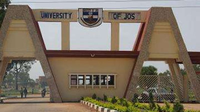 Gate leading into the premises of University of Jos (UNIJOS), Plateau state