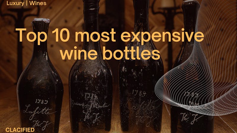 Top 10 most expensive bottles of wine in the world