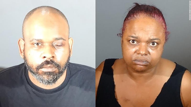 Umeir Corniche Hawkins charged with murder and his wife, Sabrina Carter