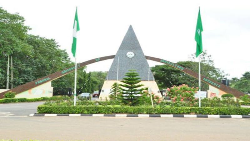 List of courses that is offered by Federal University of Agriculture, Abeokuta, FUNAAB