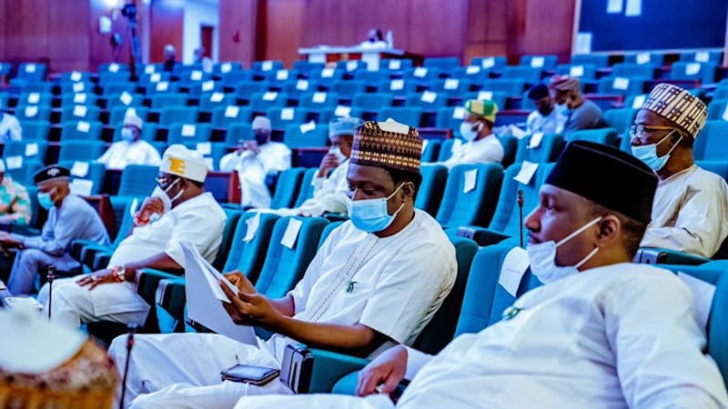 The house of representatives during a plenary