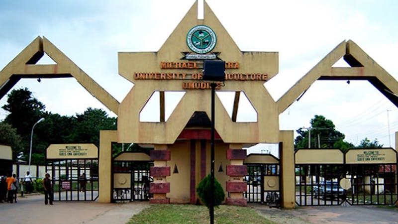 The list of courses that are offered Michael Okpara University of Agricultural Umudike, MOUAU