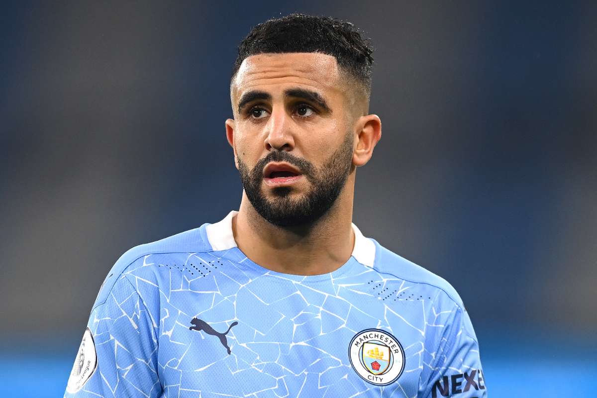 Manchester City's Riyad Mahrez ia the 10th richest footballer in Africa in 2021