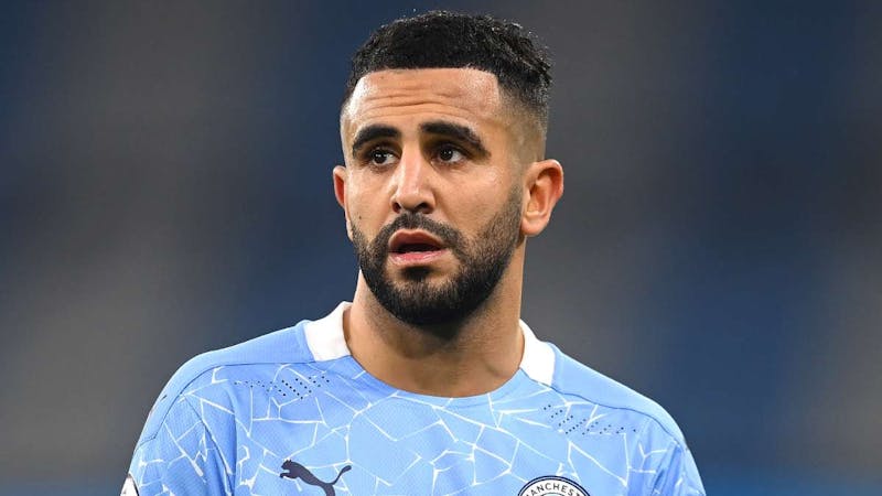 Manchester City's Riyad Mahrez ia the 10th richest footballer in Africa in 2021