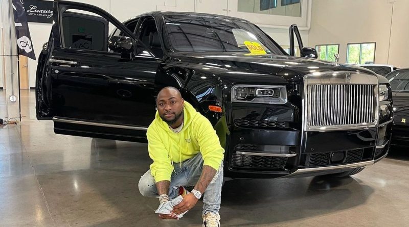 Davido's latest car