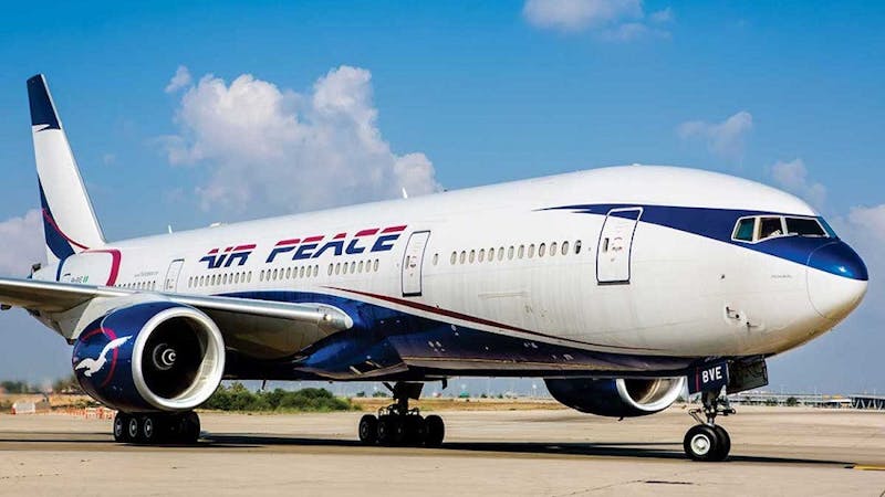 Air Peace transport aeroplane