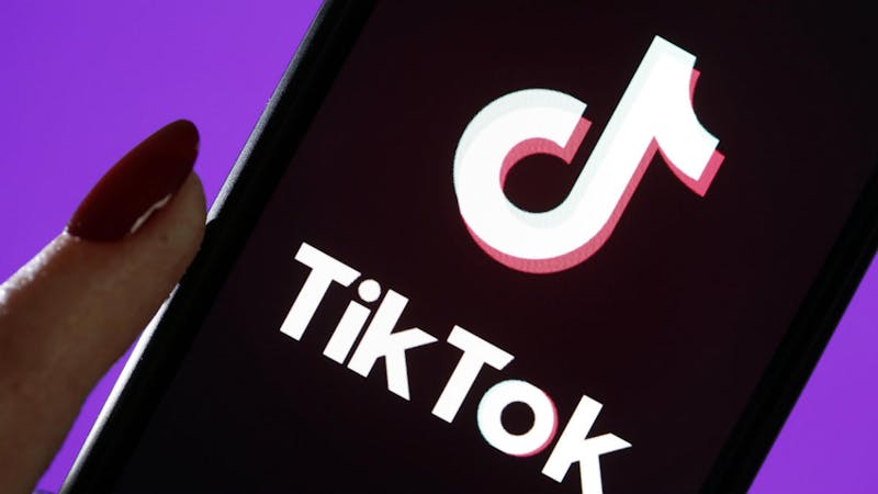Chinese owned TikTok app logo