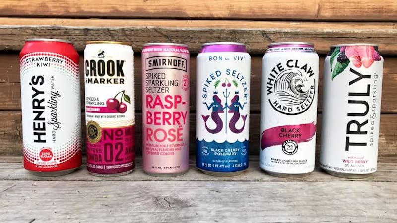 Popular hard seltzer brands