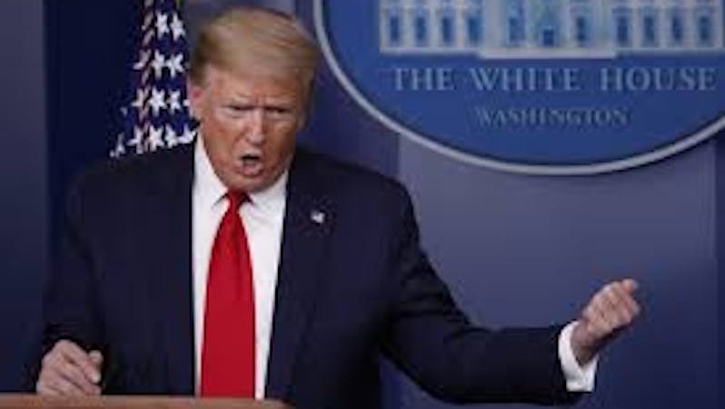 United state president Donald Trump