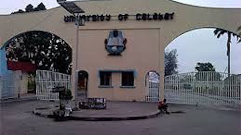 List of courses offered by University of Calabar, UNICAL