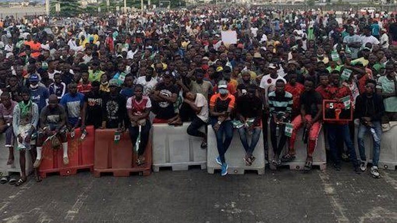Loatsad reveals the reason for switching off light in the EndSARS open fire