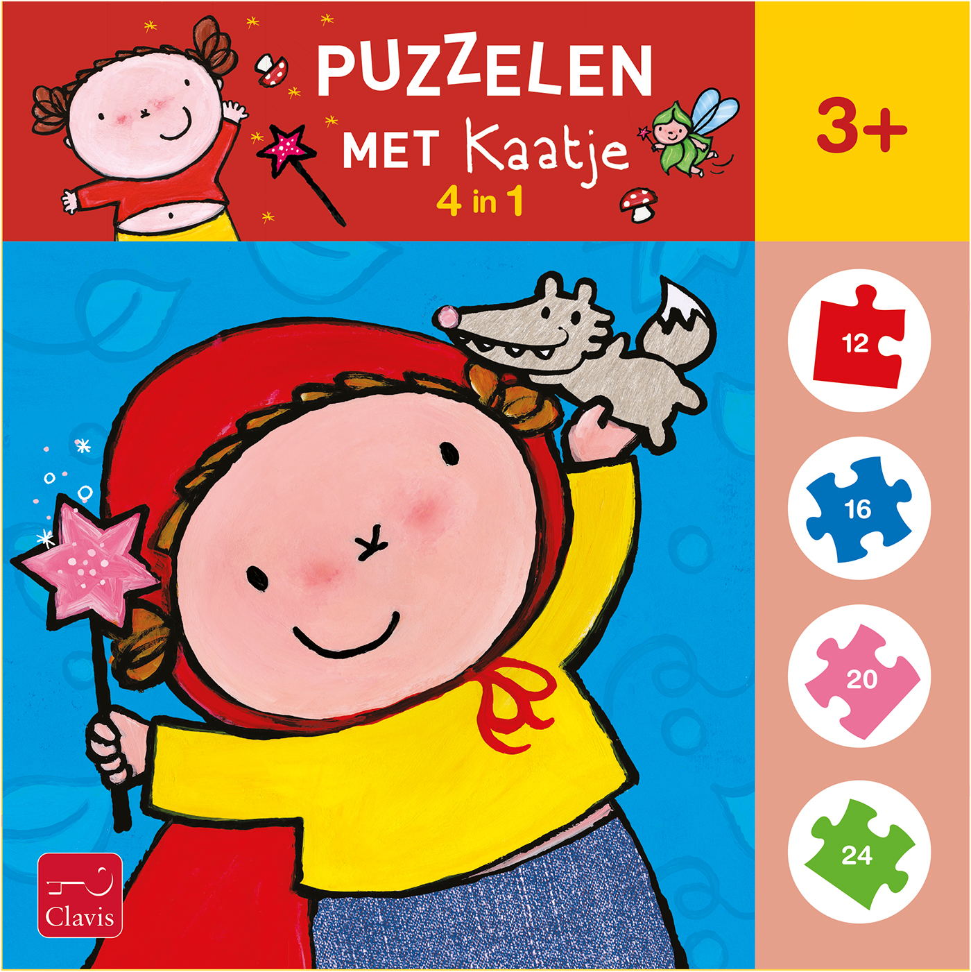 ISBN 5407009980060
Titel Puzzelen met Kaatje. 4-in-1-puzzel (Dag Roodkapje)
