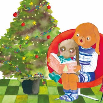 Foto uit boek 9789044852974Titel Koenijn telt af naar kerstAuteur Martine van NieuwenhuyzenIllustratorMartine van Nieuwenhuyzen