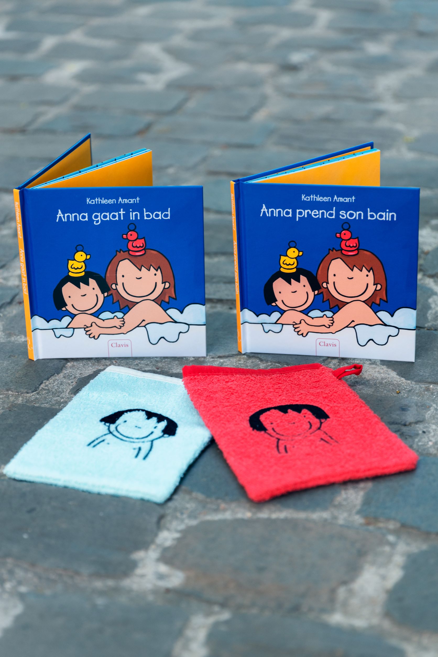 Anna gaat in bad - Zwitsal en washandje