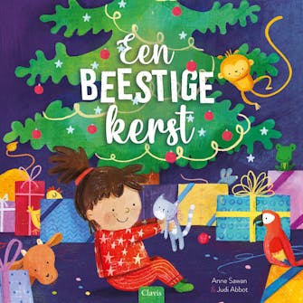 Boekcover 9789044852332Titel Een beestige kerstAuteur Anne SawanIllustrator Judi Abbot