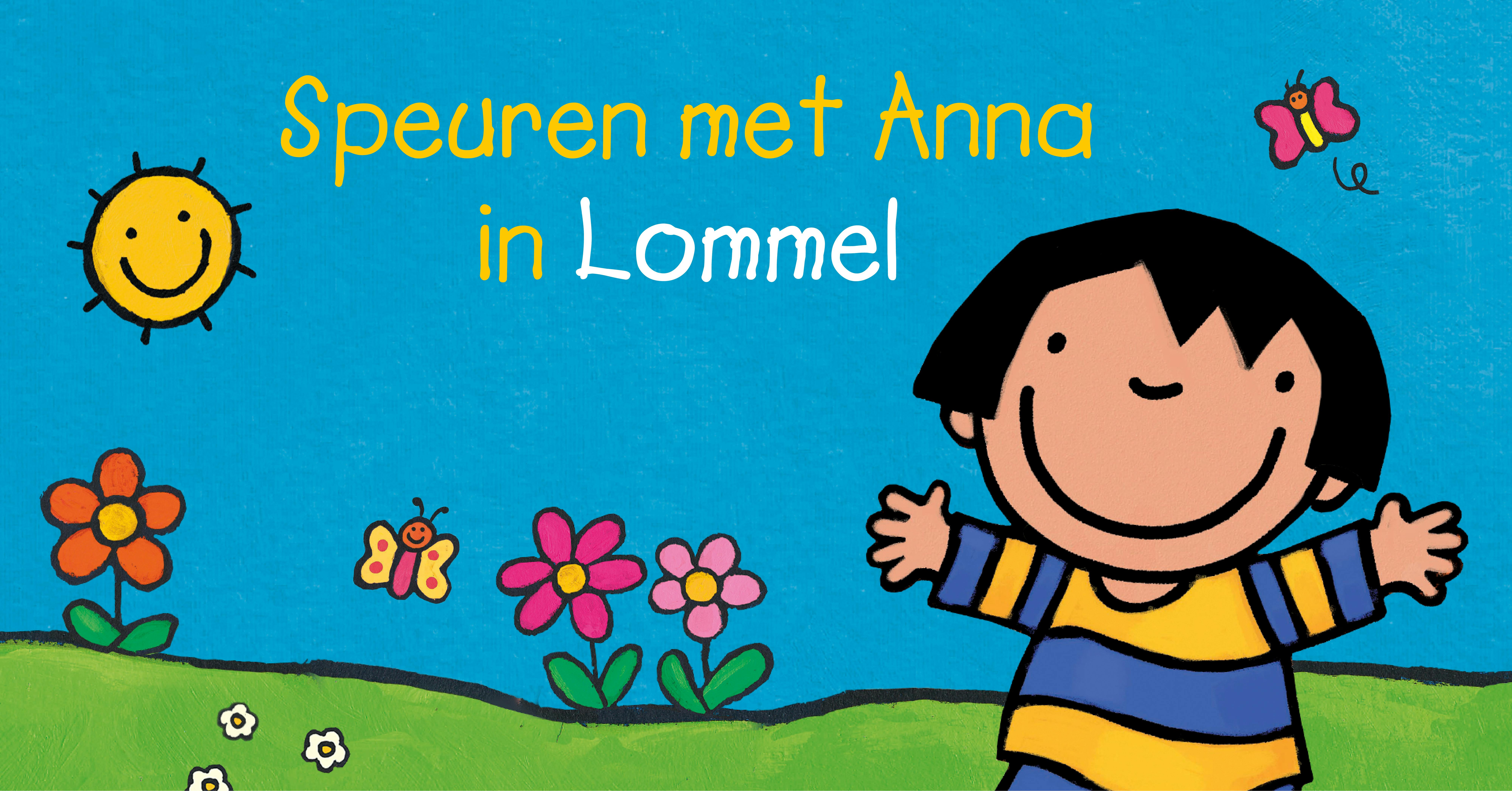 illustratie van anna in de tuin