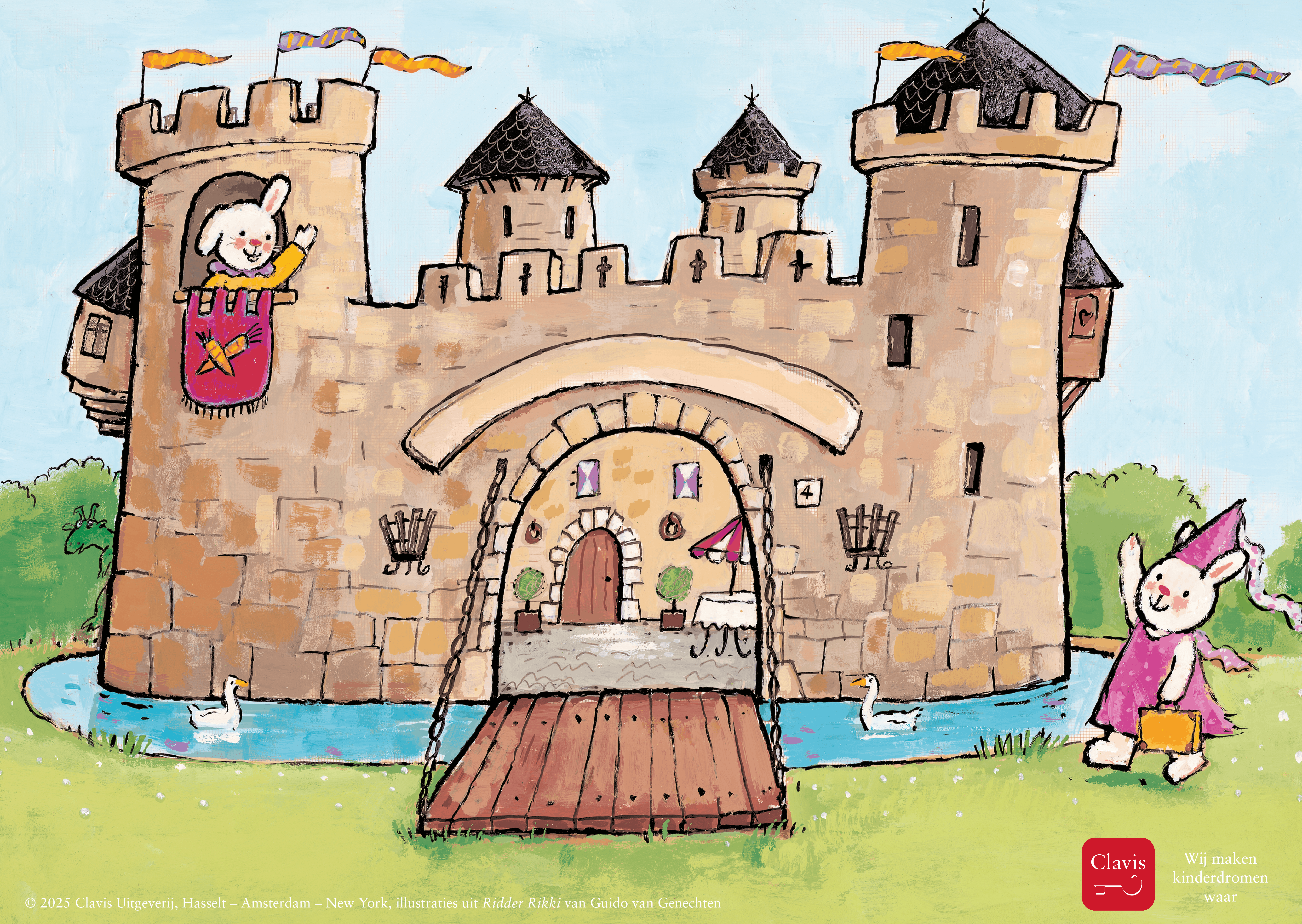 Illustratie van het kasteel van Rikki