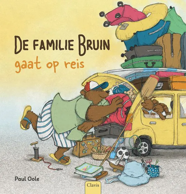 cover de familie bruin gaat op reis

