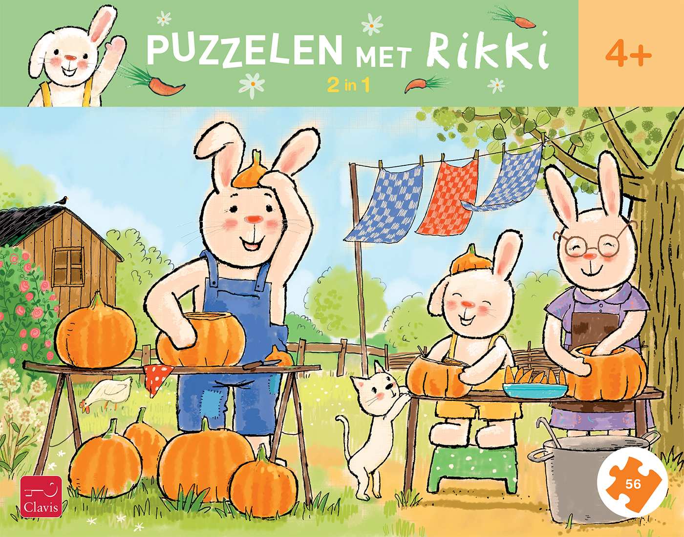 ISBN 5407009980039
Titel Puzzelen met Rikki. 2-in-1-puzzel Rikki viert feest