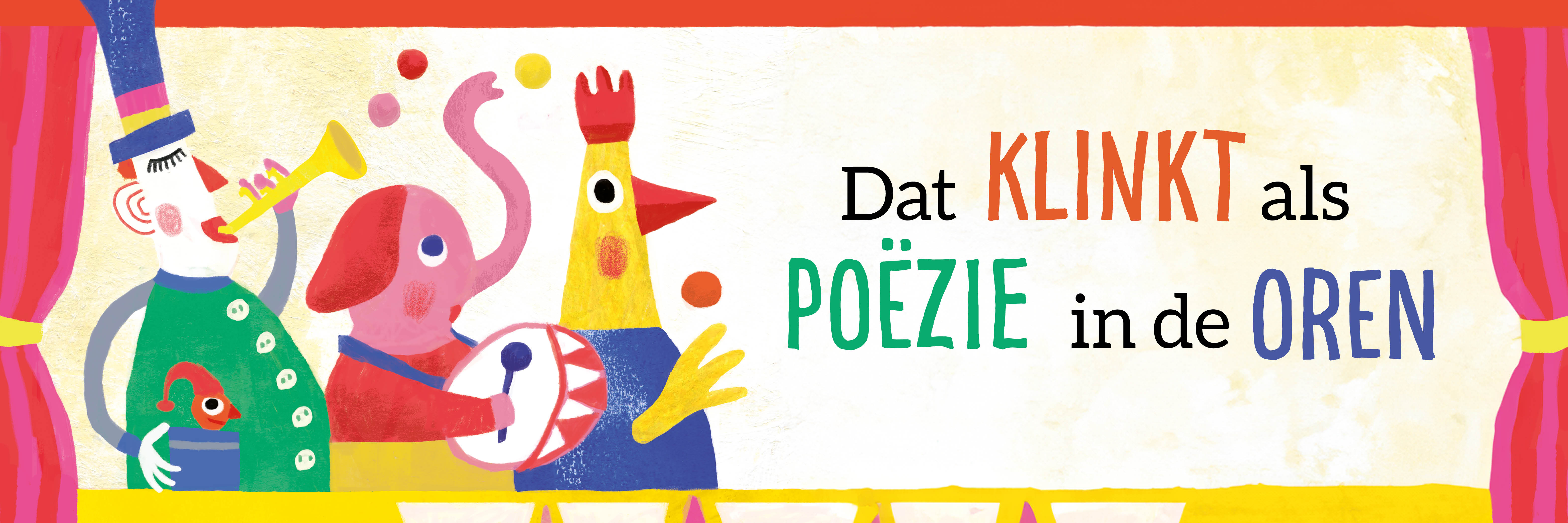 Banner voor de Poëzieweek