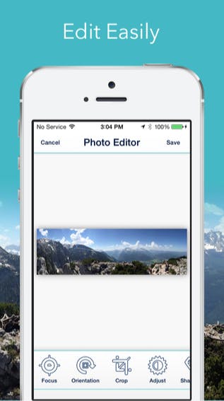 Cycloramic App Screenshot