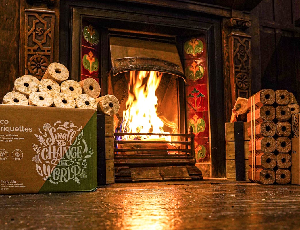 EcoFuel sustainable materials for fires