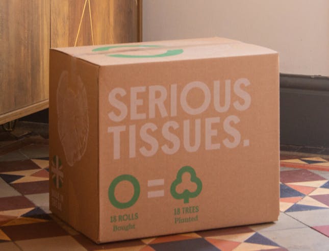 Serious Tissues box
