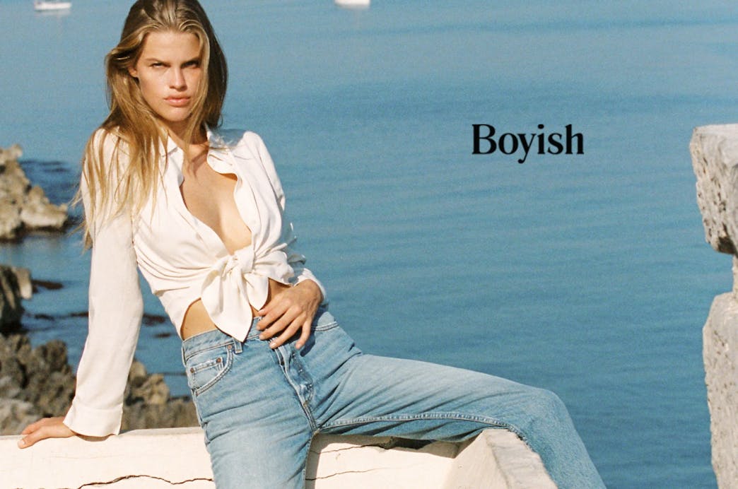 model in Boyish Jeans