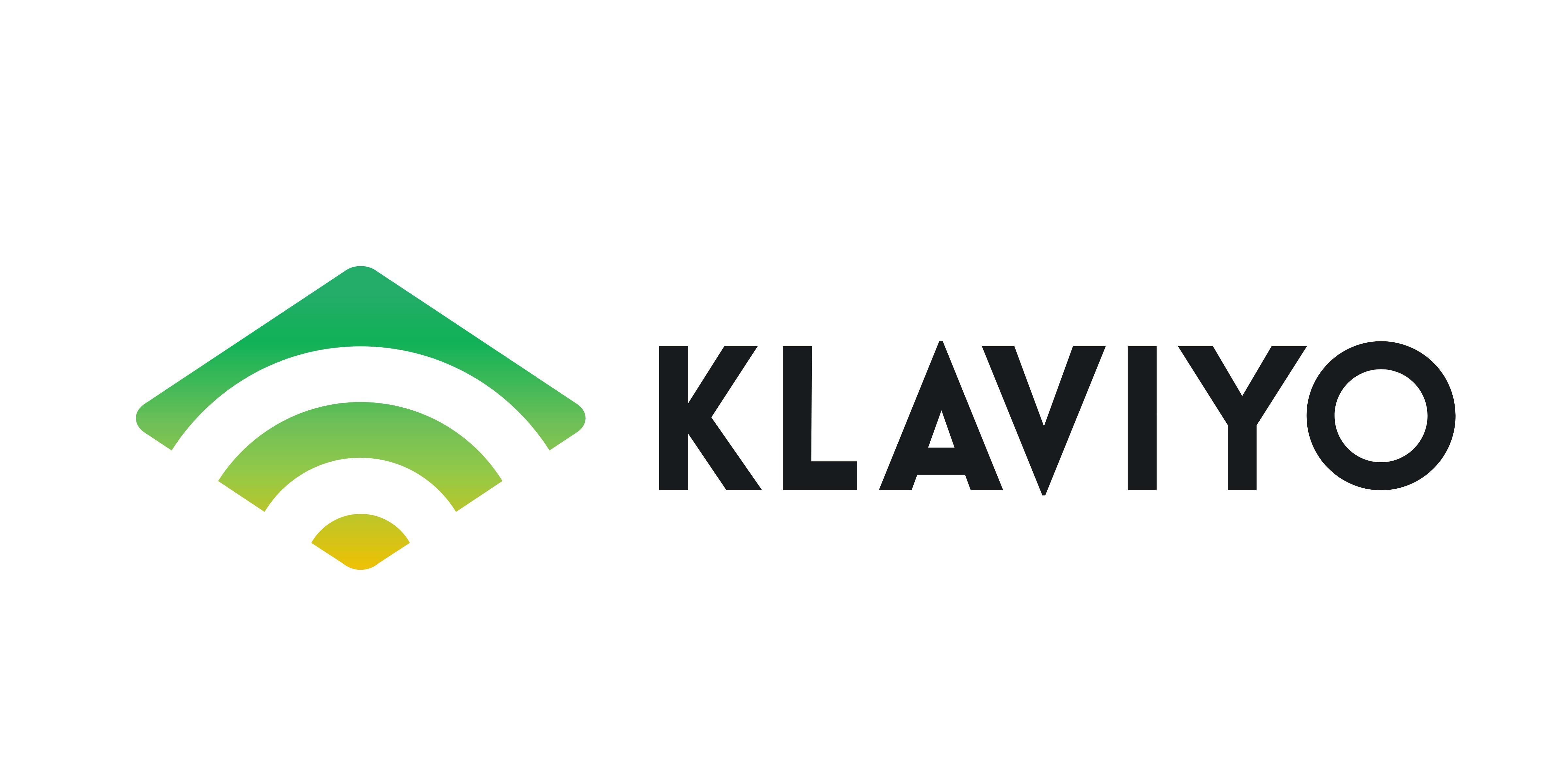 The Klaviyo logo is shown
