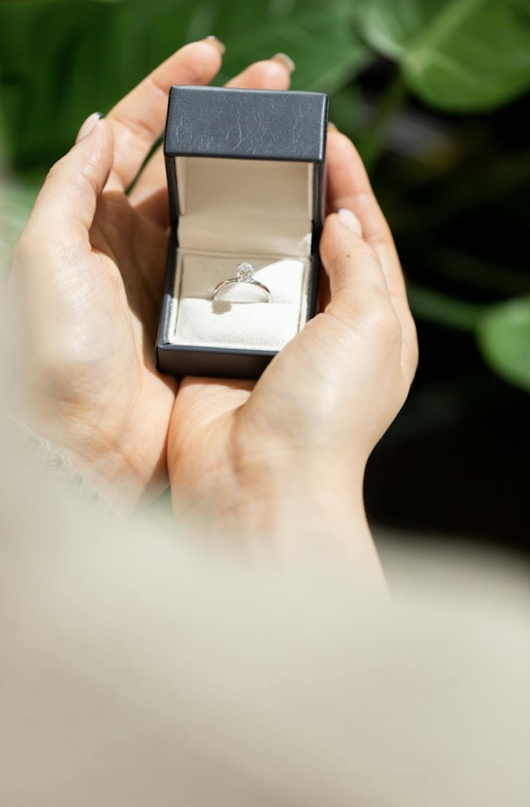 Taylor & Hart engagement ring in box