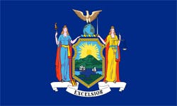 Medicare in New York State Flag