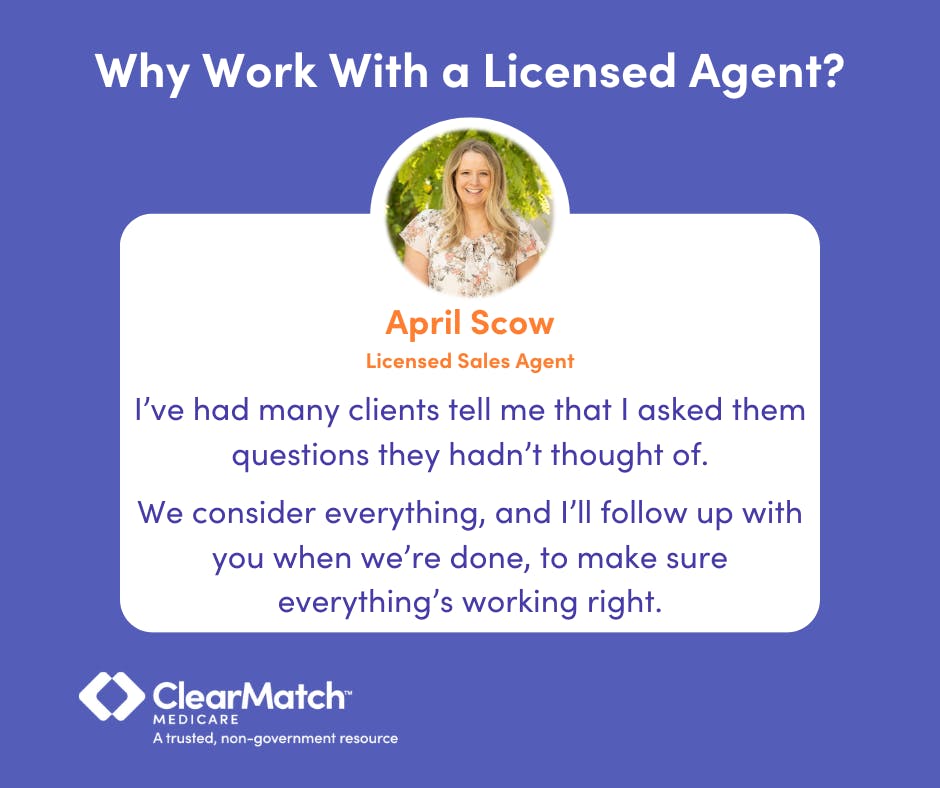 April Scow, Licensed Sales Agent with ClearMatch Medicare