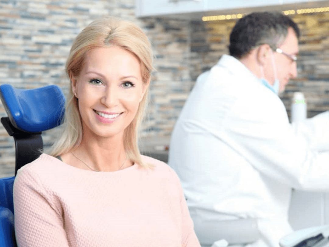 Woman with Dentist