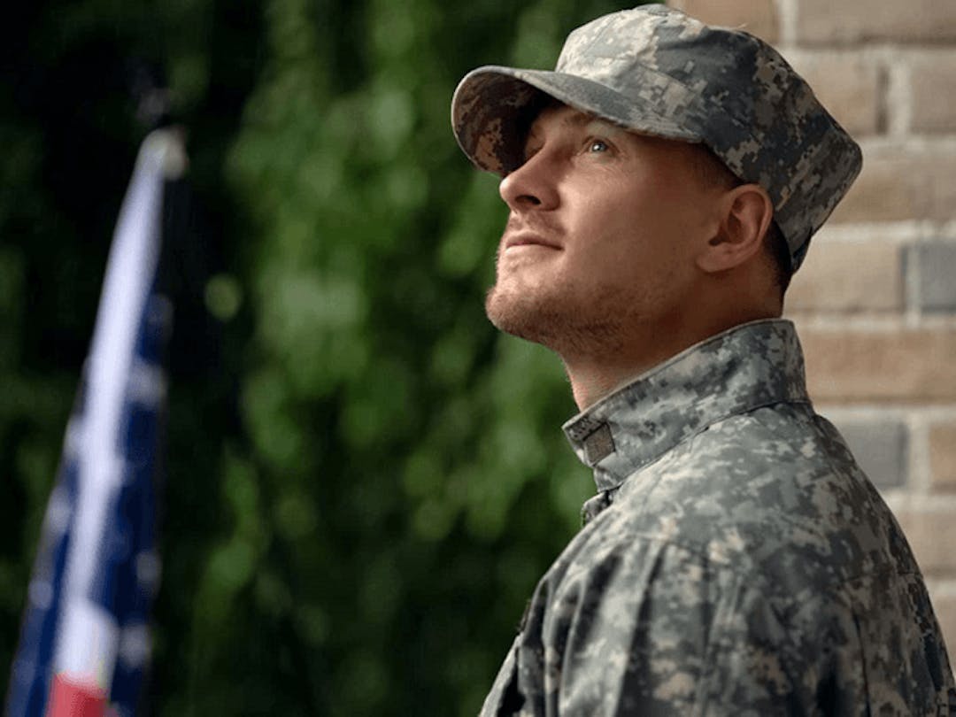 Veteran man
