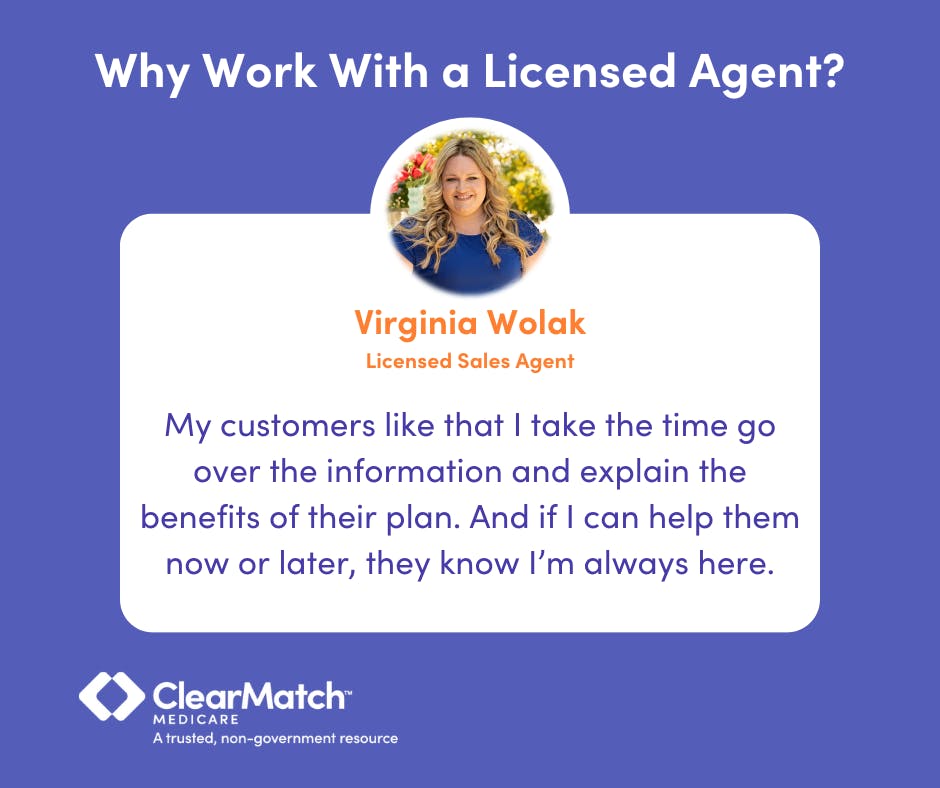 Virginia Wolak, Licensed Sales Agent with ClearMatch Medicare