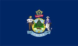 Medicare in Maine State Flag