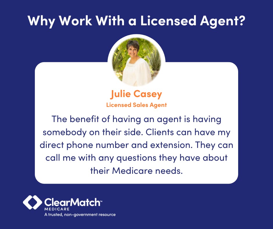 Julie Casey, Licensed Sales Agent with ClearMatch Medicare