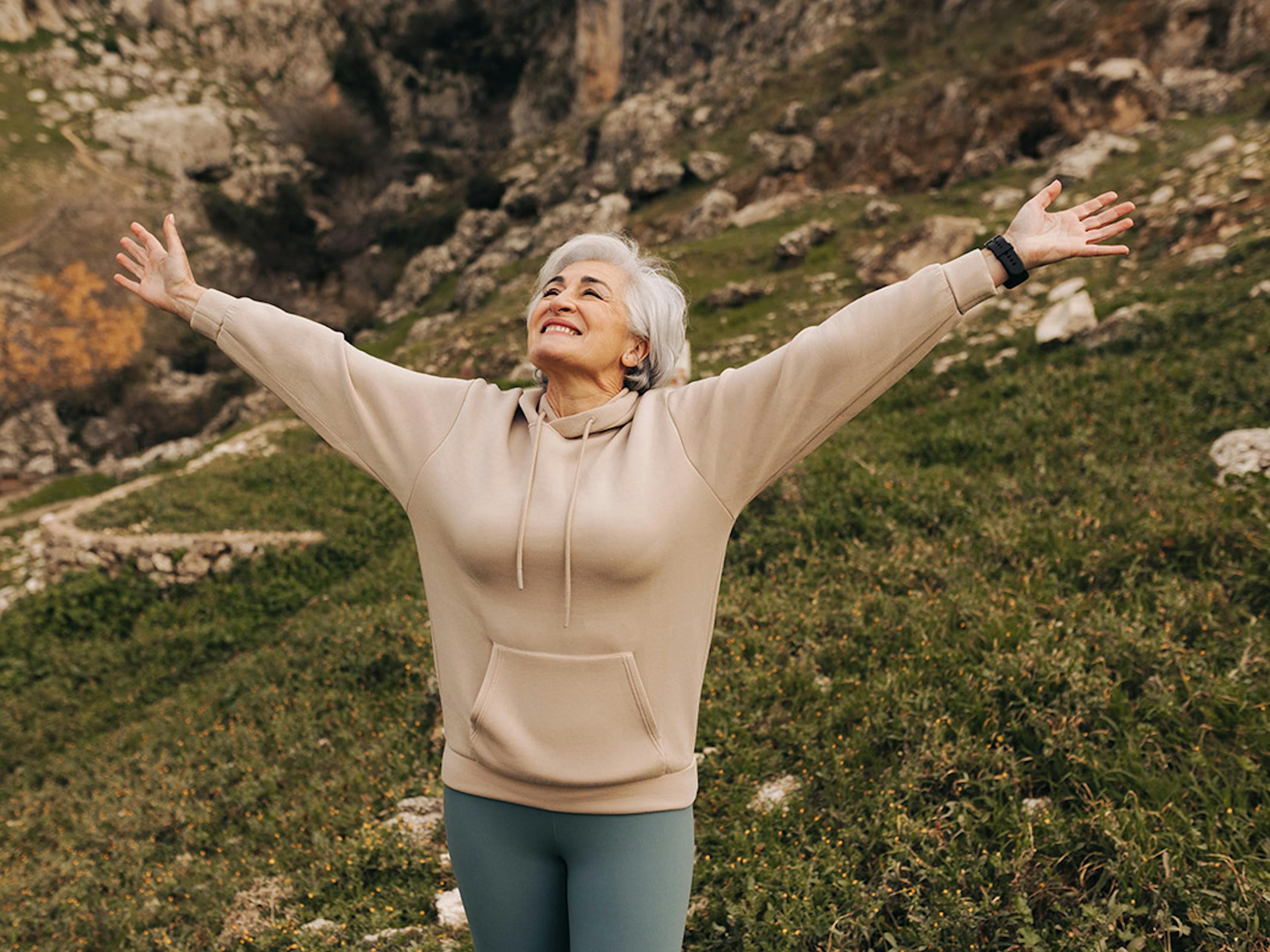 woman in nature